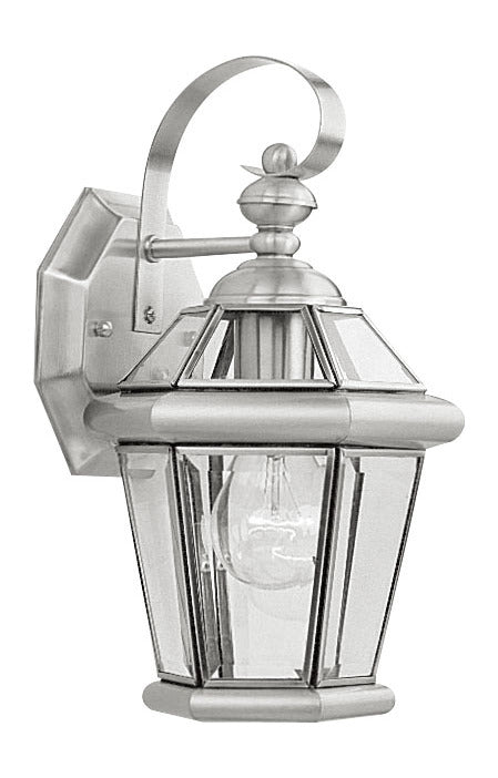 Brushed Nickel Wall Lantern – Style: 7262028 XI56305845751